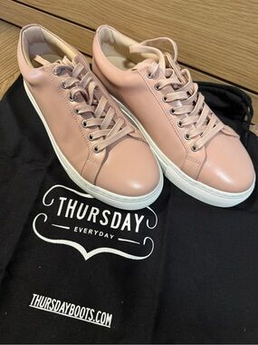 Thursday Boots Everyday Women's Pale Pink Leather Sneakers